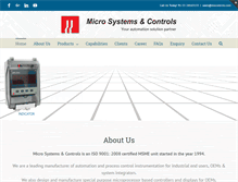 Tablet Screenshot of mscontrols.com